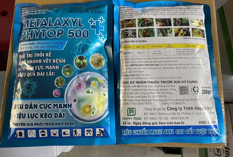 ACODYL 35WP (METALAXYL PHYTOP 600)